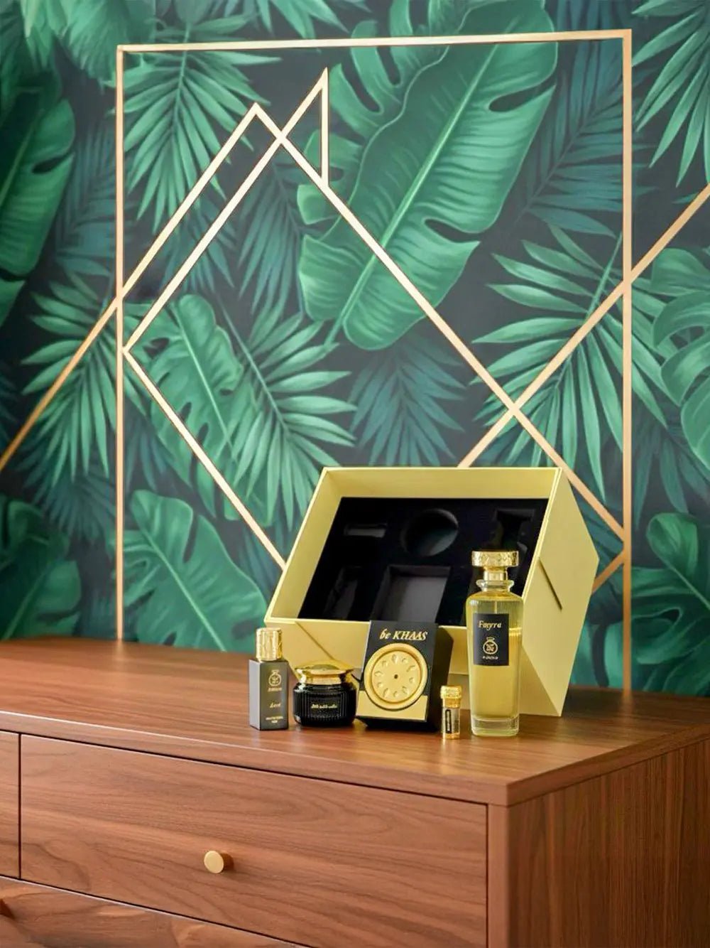 Bakhoor Ghayam, incense burner, silk Musk, Fayra and choose Any perfume - Gift Set - Bekhass Perfumes